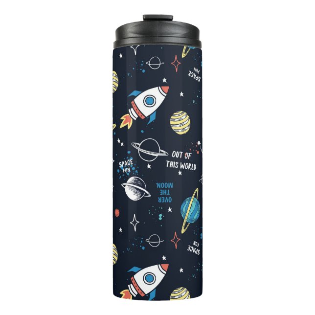 Out of This World Space Pattern Thermal Tumbler (Front)
