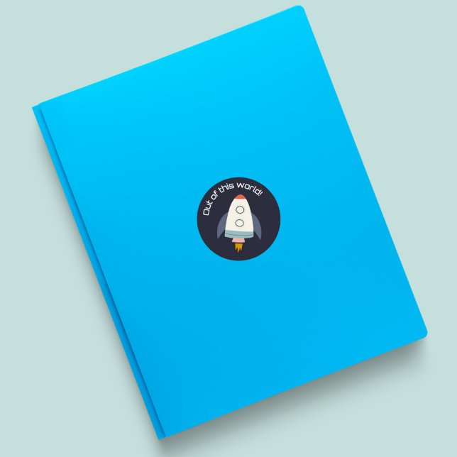 Out of This World Space Rocket Sticker (Creator Uploaded)
