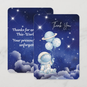 Out of This World Thank You Card