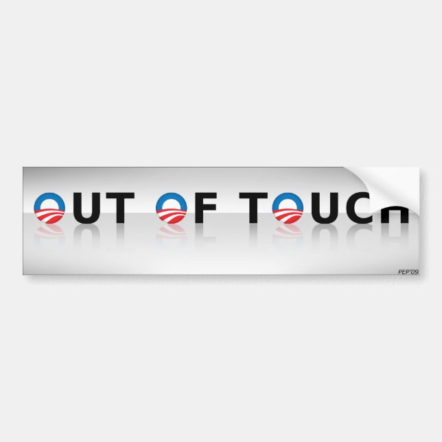 Out of Touch Bumper Sticker (Front)