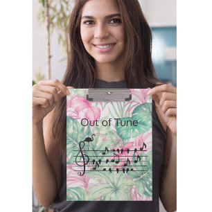 Out of Tune Flamingo joining songbirds Clipboard