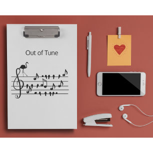 Out of Tune Flamingo joining songbirds Clipboard