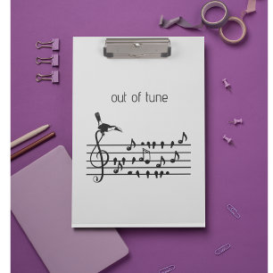 Out of Tune, toucan joining songbirds Clipboard