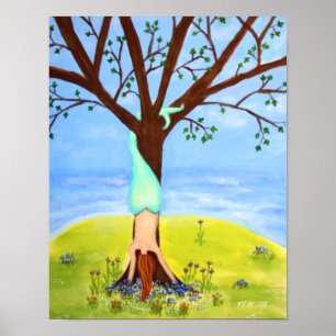 "Out Of Water" Mermaid Full Bleed Print