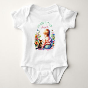 Out Purr-fect Girl Personalised Baby Bodysuit