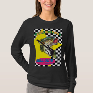Out Reel Big Fish Baseball ¾ Sleeve T-Shirt