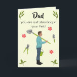 Out standing funny gardening father’s day card<br><div class="desc">🌶️ Put a smile on a face with this funny gardening pun Father’s Day card! - Simply click to personalise this design 🔥 My promises - This design has unique hand drawn elements (drawn my me!) - It is designed with you in mind 🙏 Thank you for supporting my small...</div>