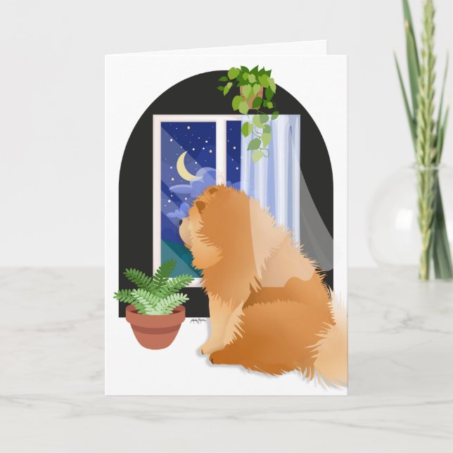  OUT THERE SOMEWHERE  Chow art cards (Front)