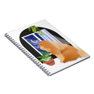 OUT THERE SOMEWHERE  Chow spiral notebook