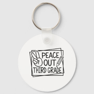 Out Third Grade Last Day Of School Summer Break  Key Ring