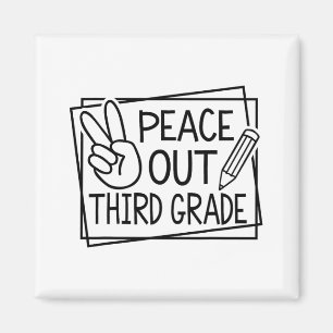 Out Third Grade Last Day Of School Summer Break  Magnet
