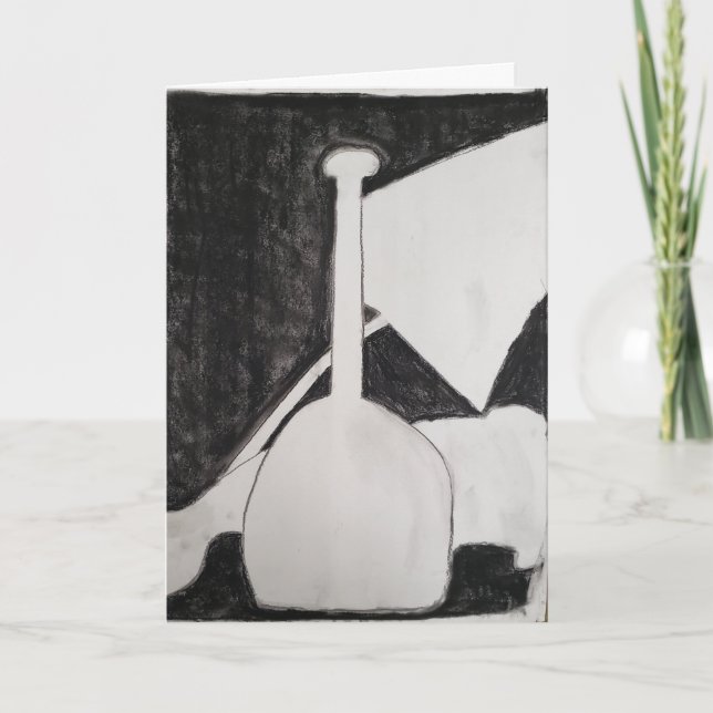 “Out 'til Spring” Sympathy Card (Front)