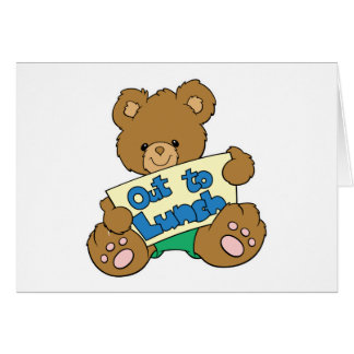 Out to Lunch Teddy Bear