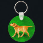 Out Walking the Dog Key Ring<br><div class="desc">Walking the dog. It's my favorite time of the day. I can get away from it all and spend time with my best friend.</div>