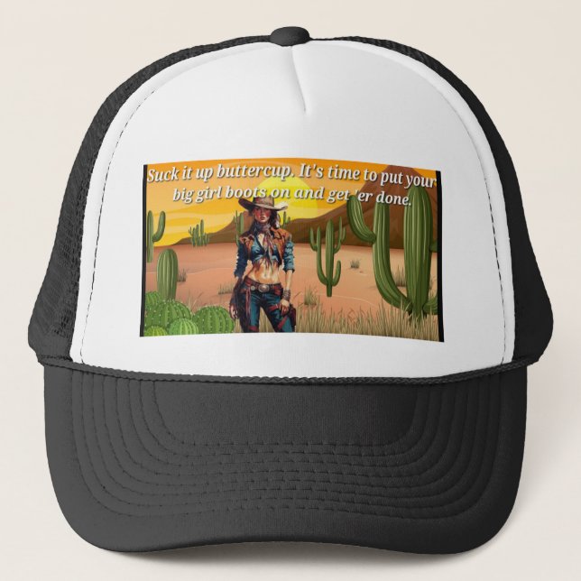 Out west trucker hat (Front)