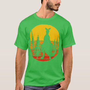 Outback Australia Marsupial Zoo Animal Retro Kanga T-Shirt