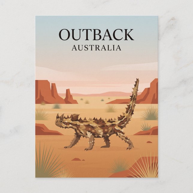 Outback Australia Postcard (Front)