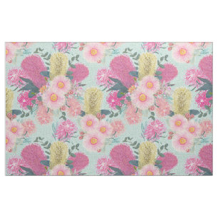 Outback Banksia And Grevillea Eucalyptus Fabric