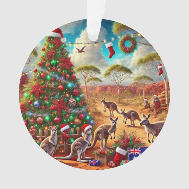 Outback Christmas Ornament (Front)