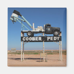 Outback Coober Pedy Customised Souvenir Magnet