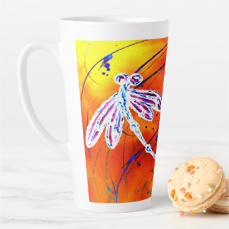 Outback Dragonfly Dance Latte Mug