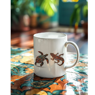 Outback Earth Spirits, aboriginal art Coffee Mug