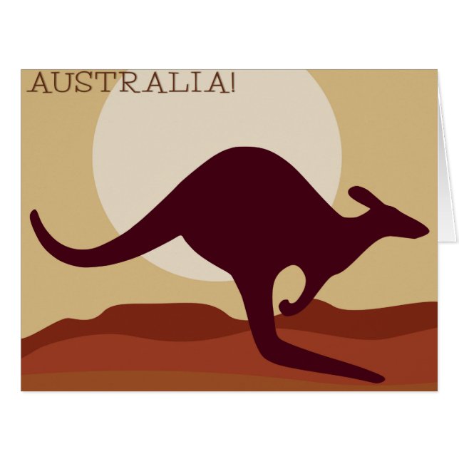 Outback kangaroo (Front Horizontal)