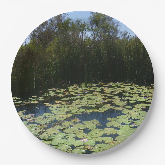 Outback Lily Pads Paper Plate (Front)