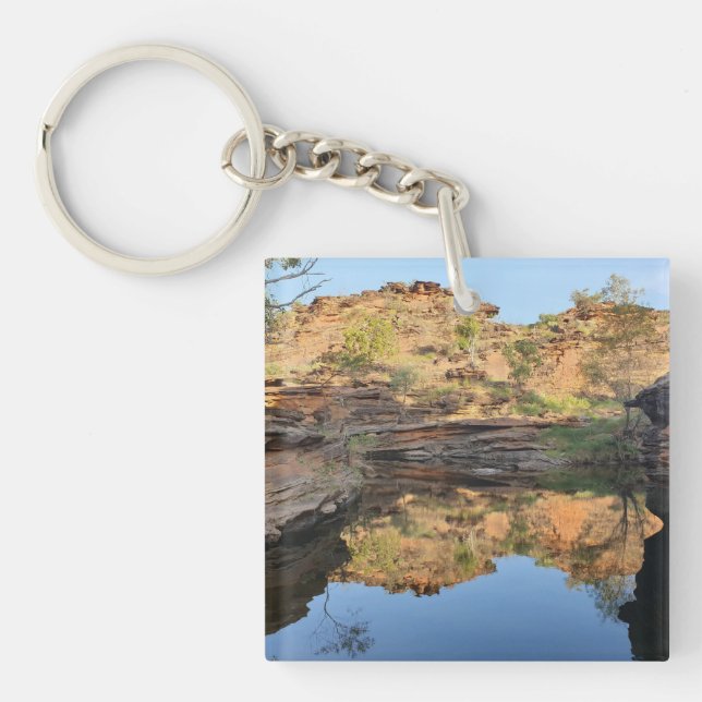 Outback Rock Pool Key Ring (Front)