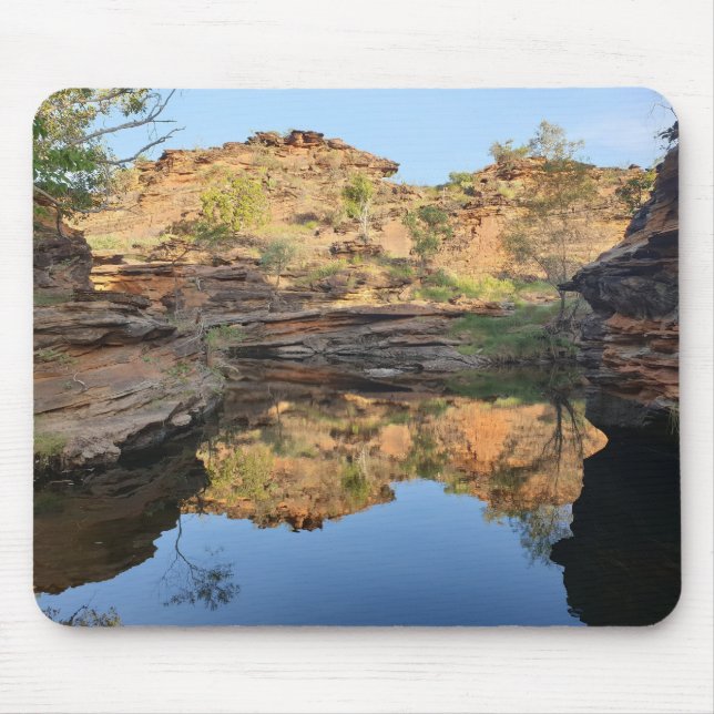 Outback Rock Pool Mouse Pad (Front)