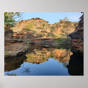 Outback Rock Pool Poster