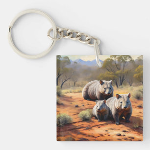 Outback Trio: Wombat Wanderers, Key Ring