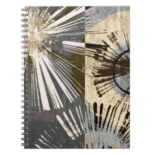 Outburst Tiles I Spiral Notebook