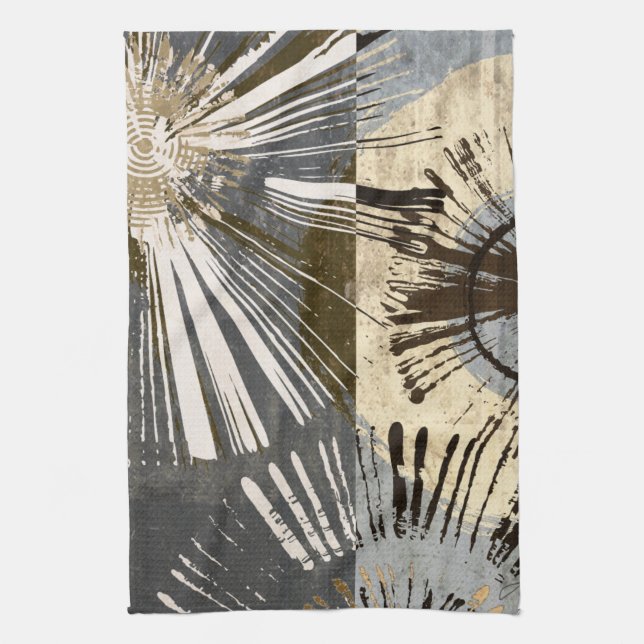 Outburst Tiles I Tea Towel (Vertical)