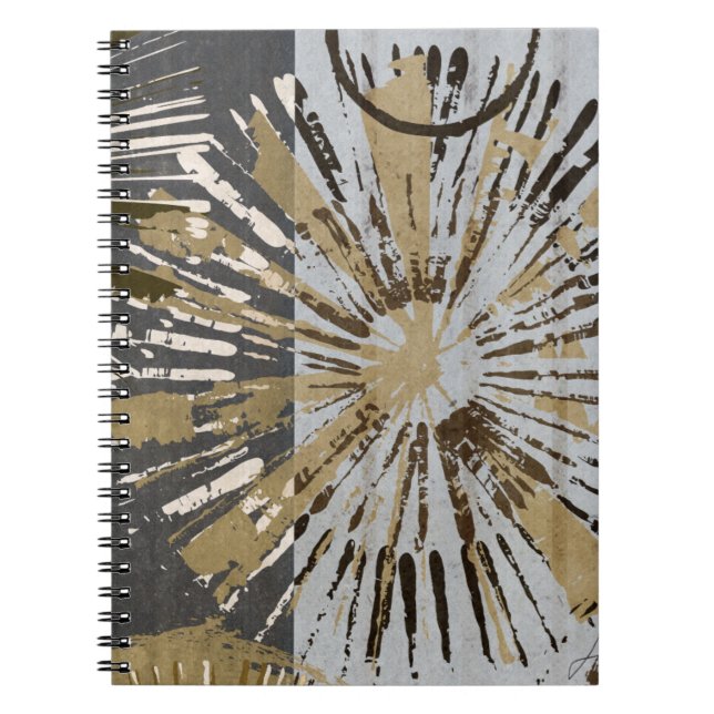 Outburst Tiles III Spiral Notebook (Front)