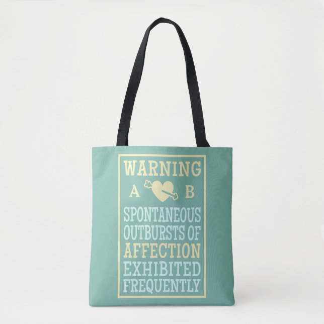 Outbursts of Affection custom monogram bags (Front)