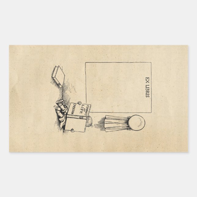 Outcault "Ex Libris" Bookplate Sticker (Front)