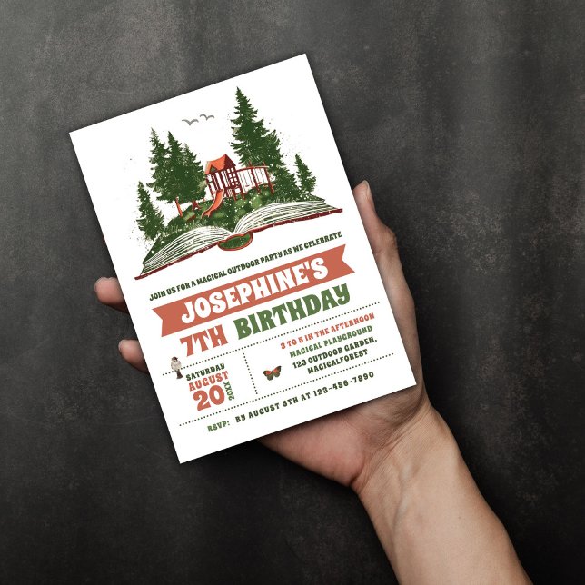 Outdoor Adventure Birthday Party Invitation (Creator Uploaded)