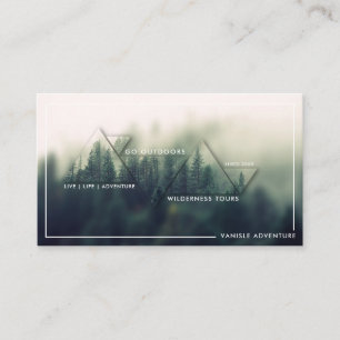 Outdoor Adventure Logo Business Card