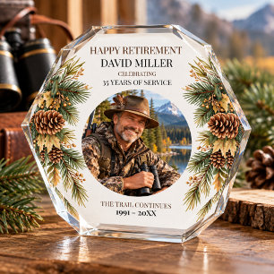 Outdoor Adventure Retirement Appreciation Keepsake Photo Block