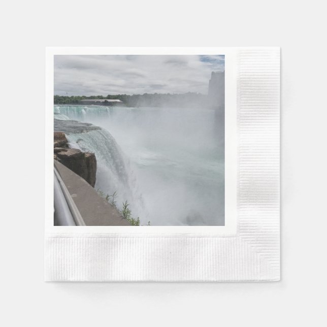 Outdoor Adventure to Niagara Fall Napkin (Front)