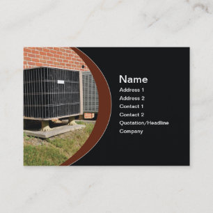 outdoor air conditioner unit business card