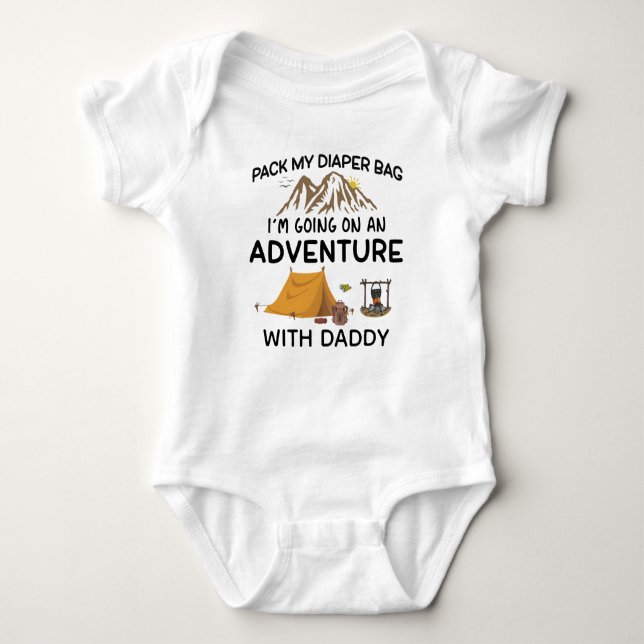 Outdoor Baby Adventure | Adventure With Daddy Bodysuit (Front)