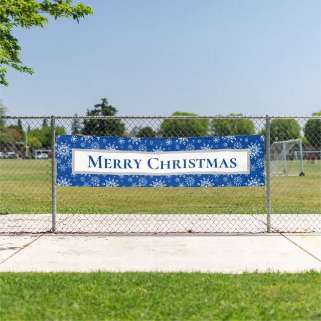 Outdoor Banner-Merry Christmas Banner (Insitu)