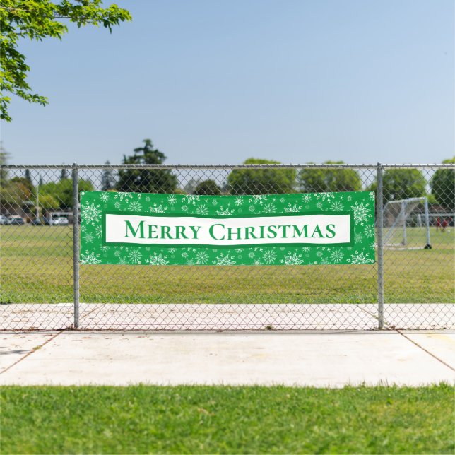 Outdoor Banner-Merry Christmas Banner (Insitu)