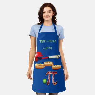 Outdoor Barbeque Baseball Hotdogs Appie Pie  Apron