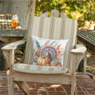 Outdoor Boho Turkey Cushion