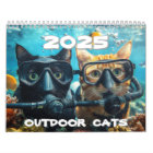 Outdoor Cats 2025 Calendar