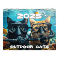 Outdoor Cats 2025 Calendar