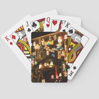 Outdoor Christmas Decorations Playing Cards